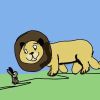 The Lion And The Joking Bunny