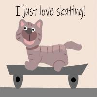 Skate Cat