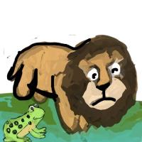The Stubborn Lion and the Marsh